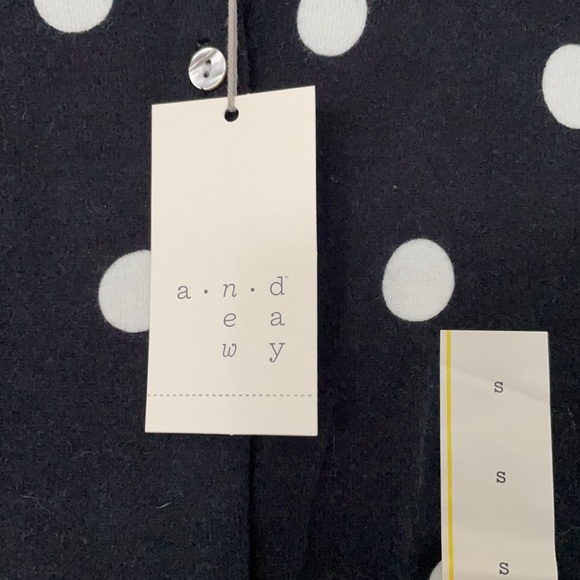 Black and White Polka Dot Cardigan - Picture 2 of 4